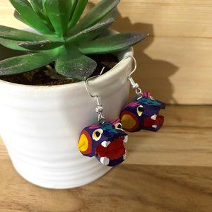 Hand-Made Alebrije "Jaguar" Earrings
